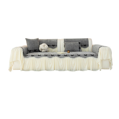 Sofaüberwurf Chenille, rutschfest, verschiedene Größen