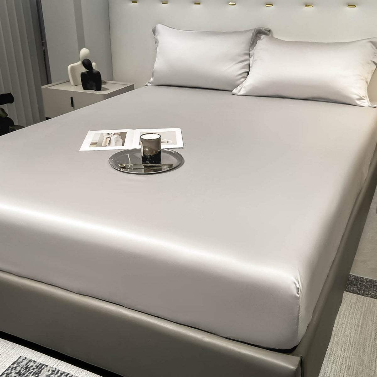 Lyocell-Bettspannbettuch, 3-teilig, kühlend