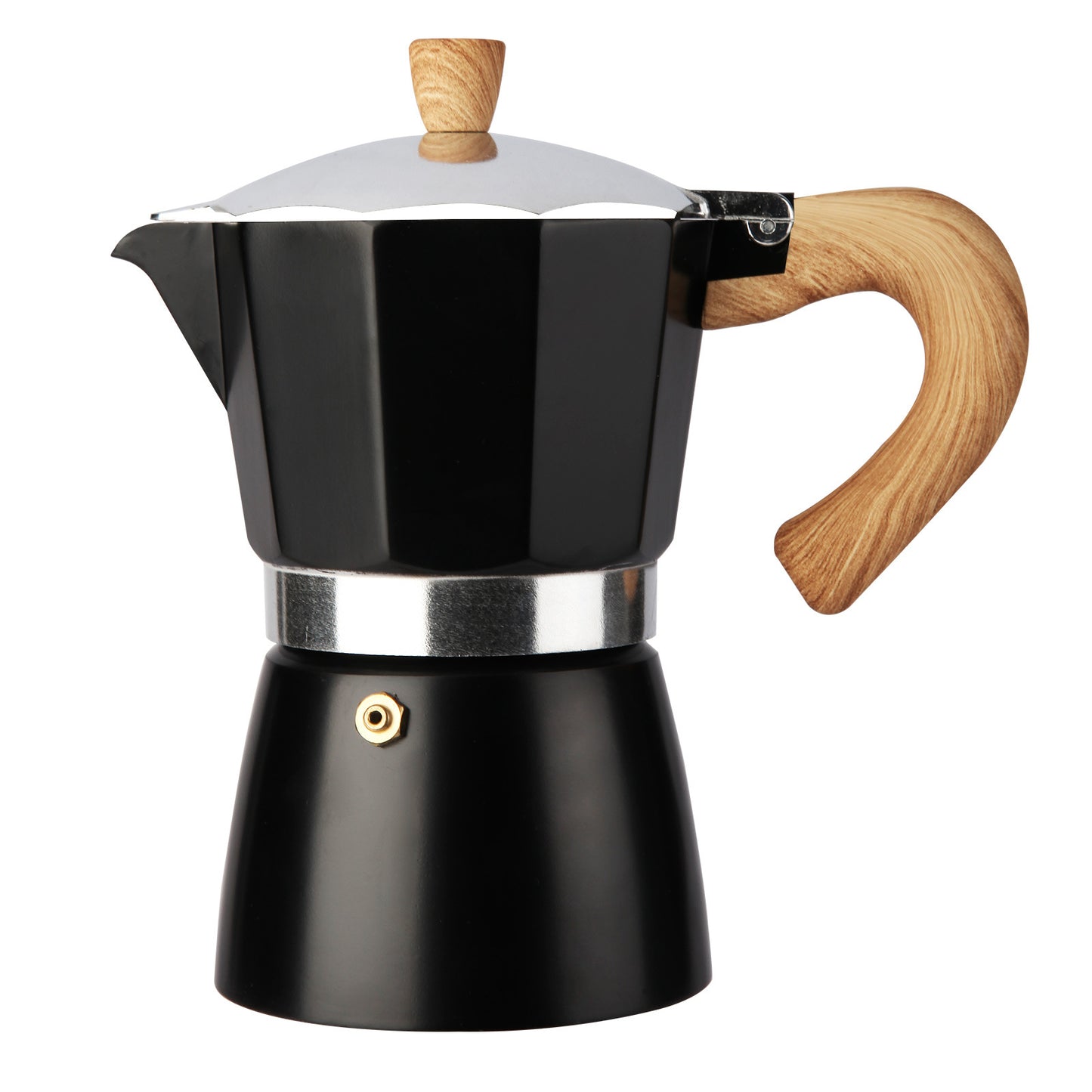 Espressokocher aus Edelstahl