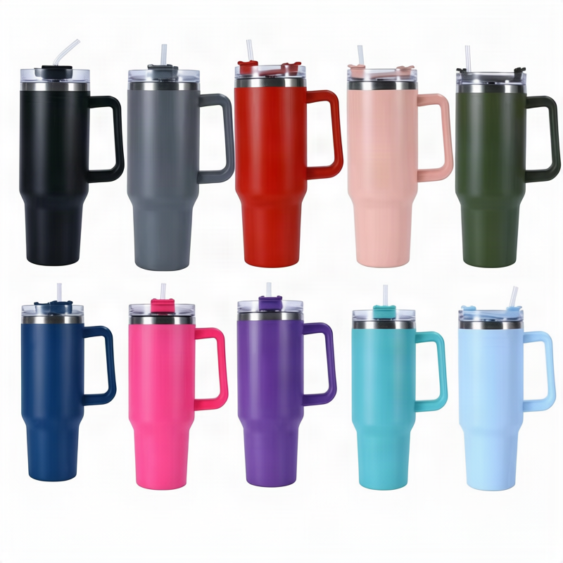Isolierbecher aus Edelstahl mit Griff, 1200 ml