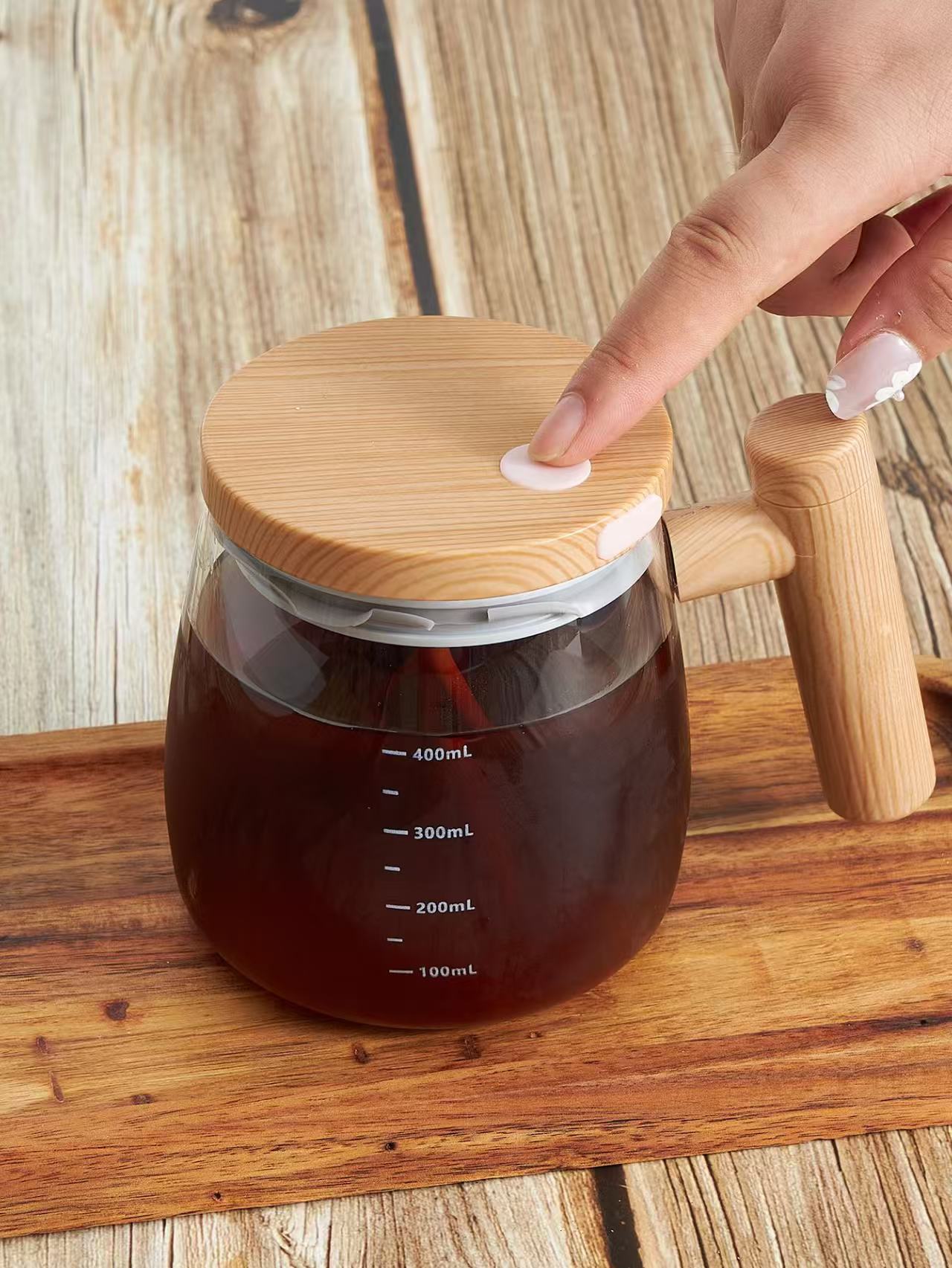 Selbstrührende Edelstahl-Kaffeetasse, 400ml