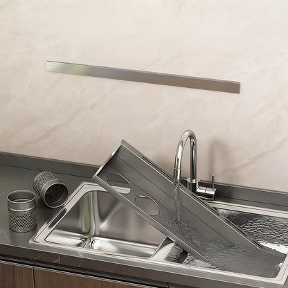 Wandregal für Küche, Aluminium, ohne Bohren