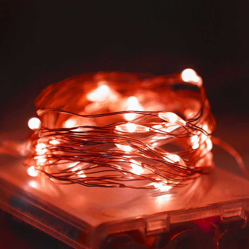 LED-Lichterkette, 10 m, 100 Lichter, USB/Batterie