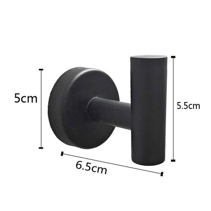 Edelstahl-Haken mit Saugnapf oder Klebefläche