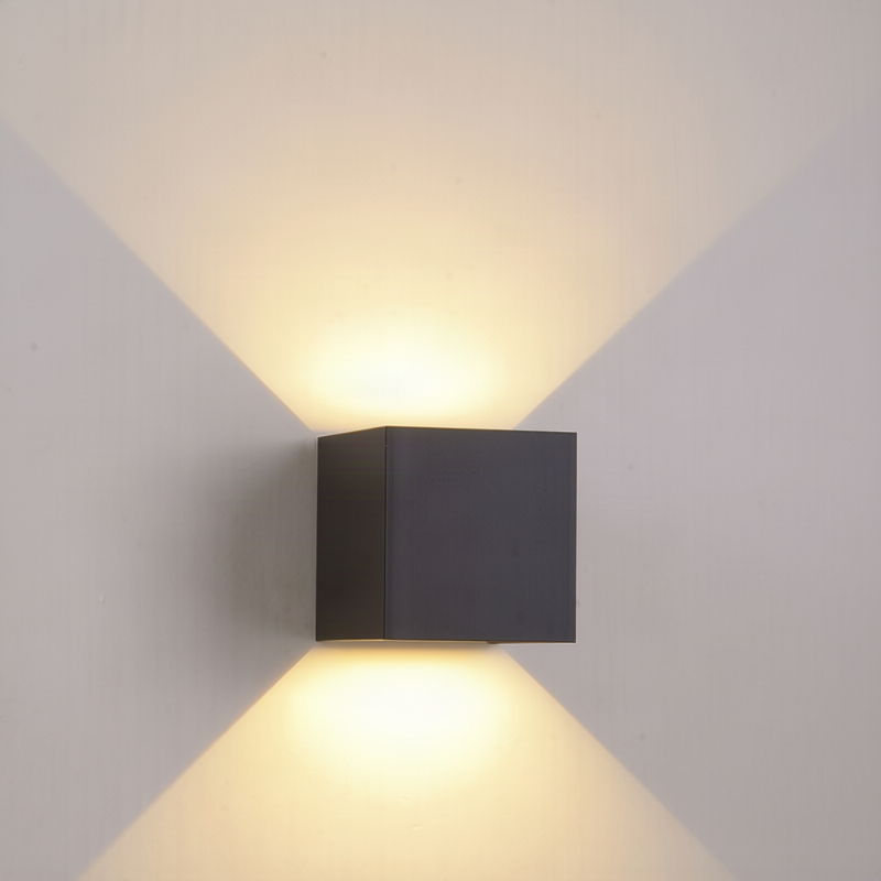 LED-Wandleuchte, Aluminium, wasserfest