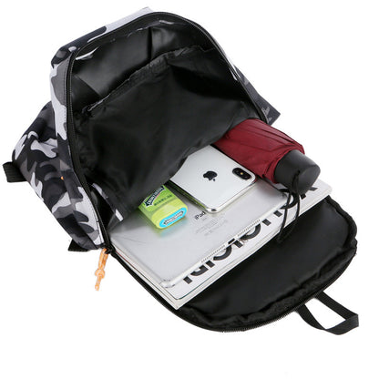 Atmungsaktiver Rucksack, 8-Zoll-Fach, Einfarbig