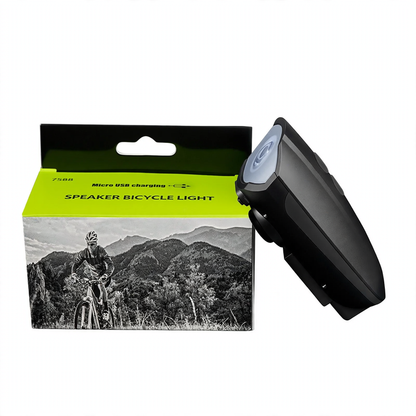 Fahrrad-Frontlicht mit Hupe und Ladefunktion