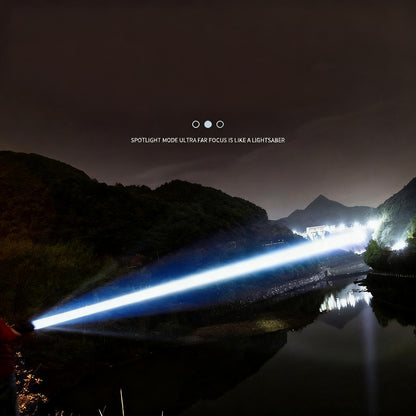 LED-Taschenlampe mit Zoom und USB-C-Ladung