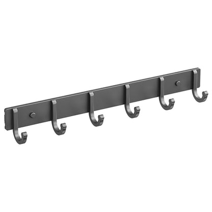Aluminium-Kleiderhaken mit Klebefixierung, 3–8 Reihen