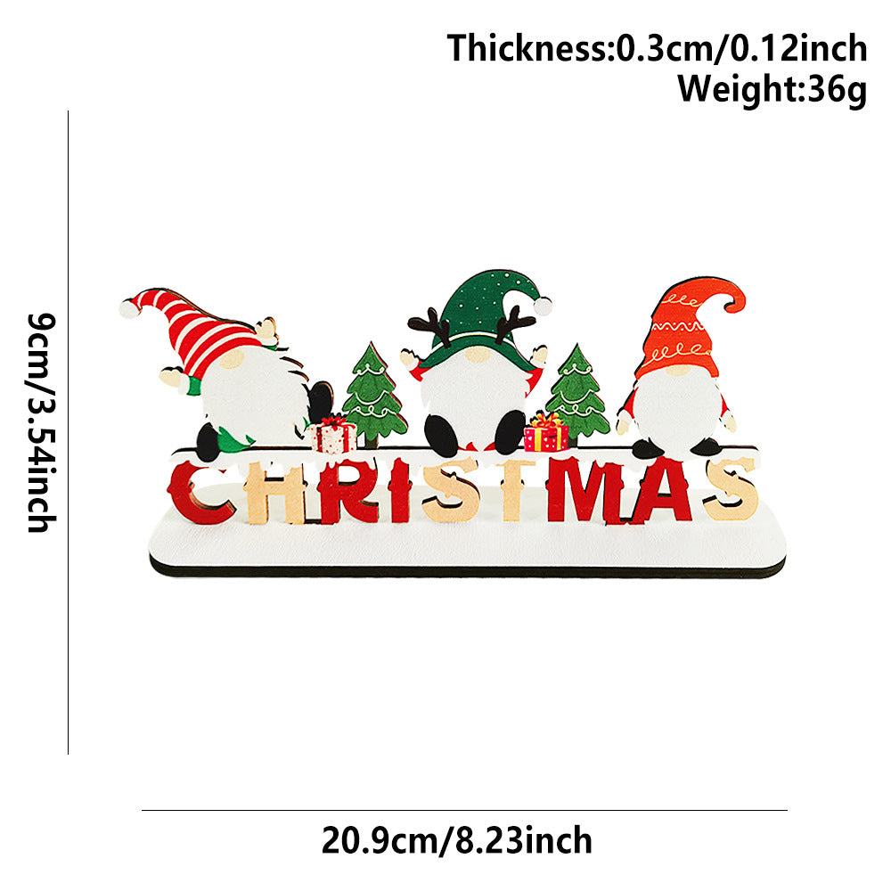 Holz-Weihnachtsfiguren zum Aufstellen