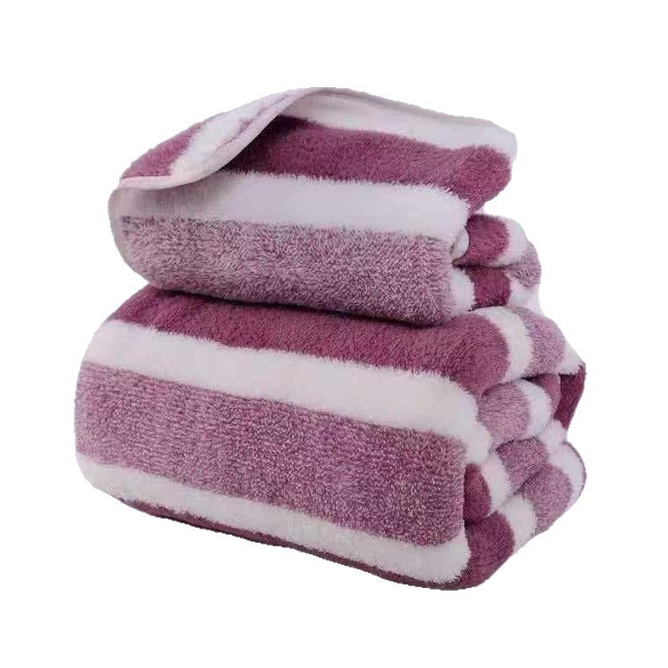 Korallenfleece Handtuch