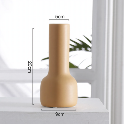 Keramik-Blumenvase, Nordisches Design