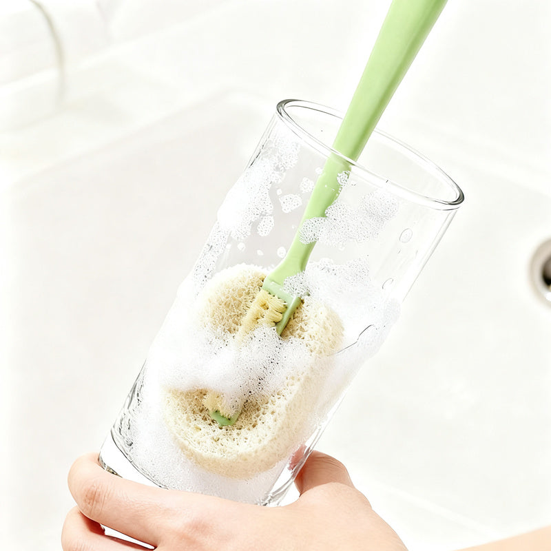 Becherb­ürste mit Strohhalmbürste, 60 g, ABS