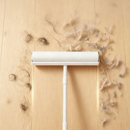 Fusselrolle mit ausziehbarem Griff
