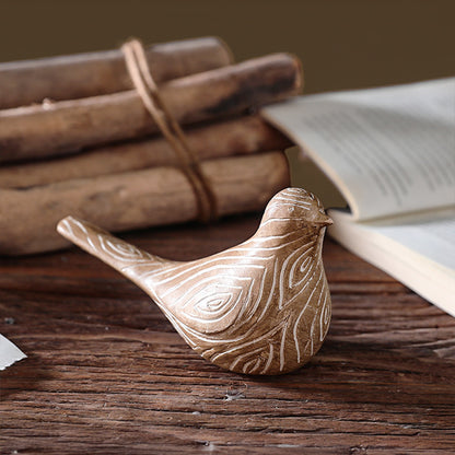Vogelfigur aus Harz, modernes Design