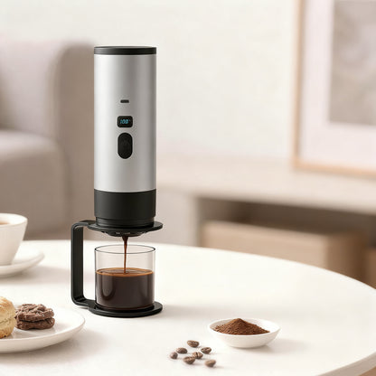 Tragbare Espresso-Kaffeemaschine mit Akku, 0,5 L