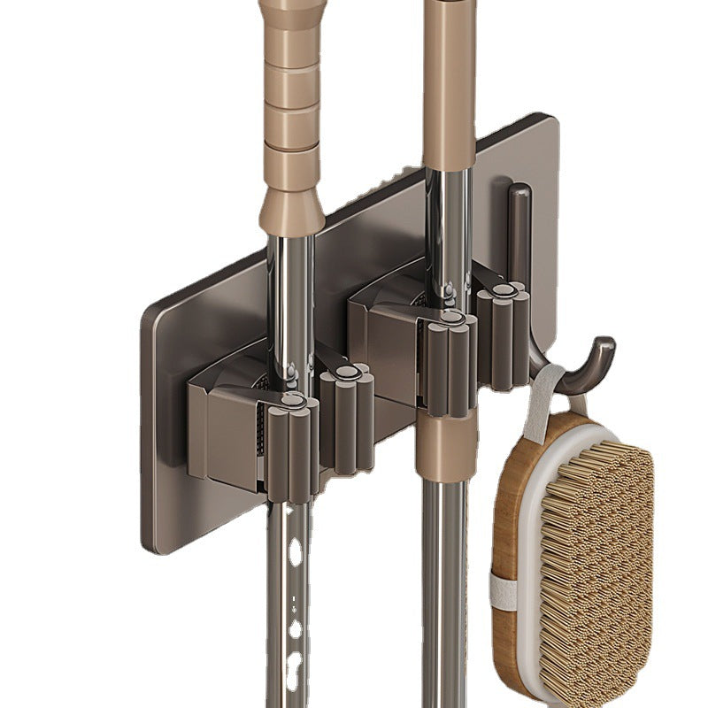 Edelstahl-Halter für Mopp und Besen