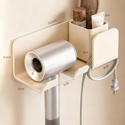 Haartrockner-Halter mit Kabelorganisation