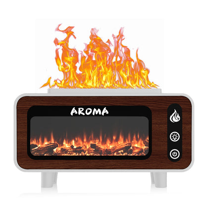 Flammen-Aroma-Diffuser mit Ultraschall und LED