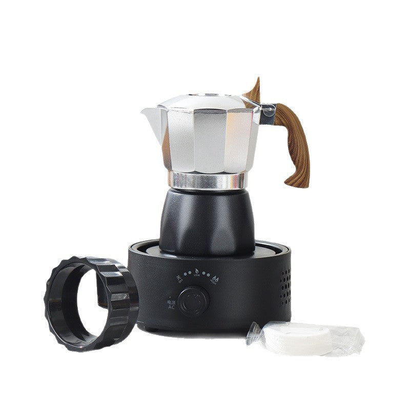 Espressokocher aus Edelstahl