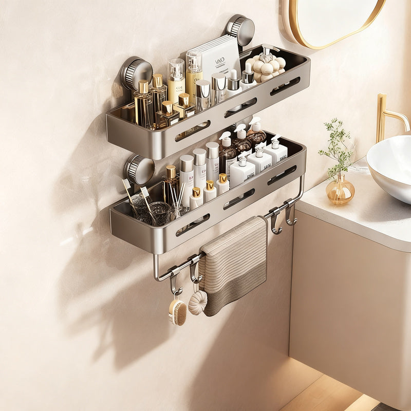 Saugnapf-Regal für Badezimmer, wandhängend