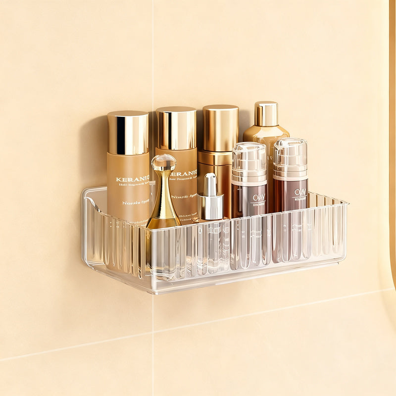Acryl-Wandregal für Badezimmer, ohne Bohren