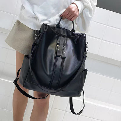 PU-Rucksack für Damen, Freizeit und Reisen