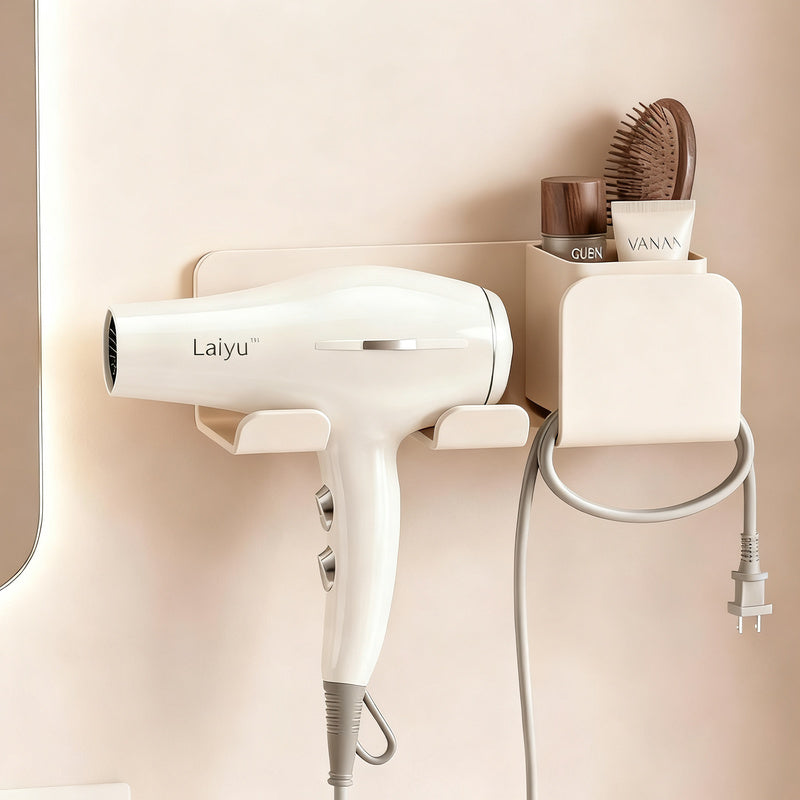 Haartrockner-Halter mit Kabelorganisation