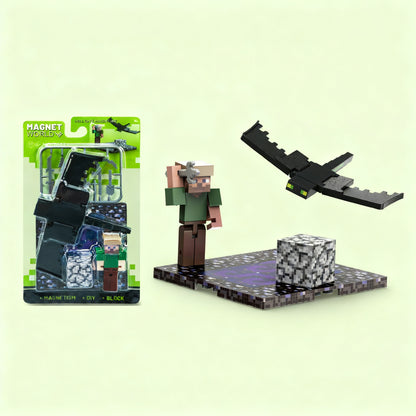 Magnetische Bausteine, Kunststoff, Kinderspielzeug