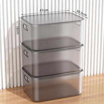 Transparente Aufbewahrungsbox aus Kunststoff