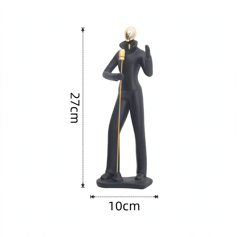 Sportfigur aus Kunstharz, europäischer Stil