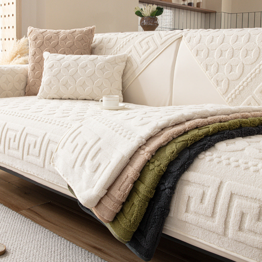 Sofaauflage aus Fleece, rutschfest