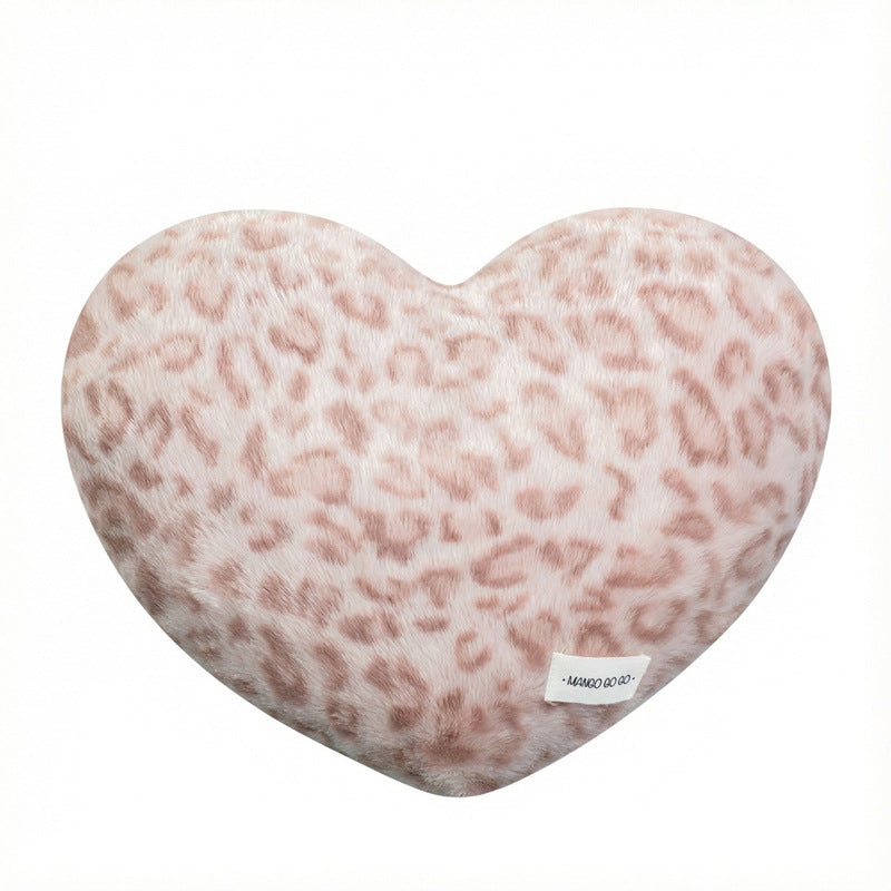 Kuschelkissen mit Leopardenmuster, 40×35 cm
