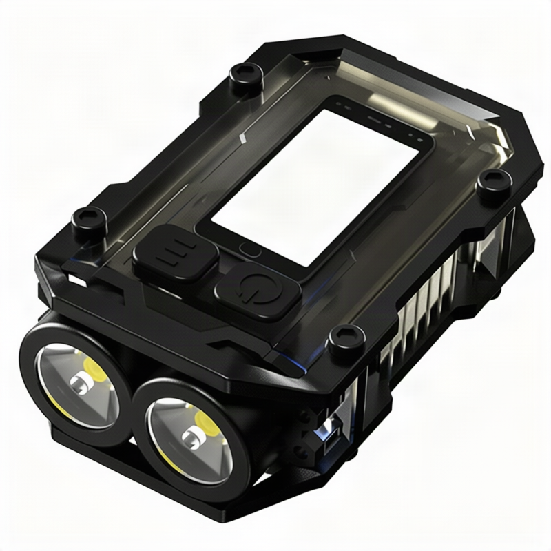 Tragbare USB-Taschenlampe mit Magnethalter