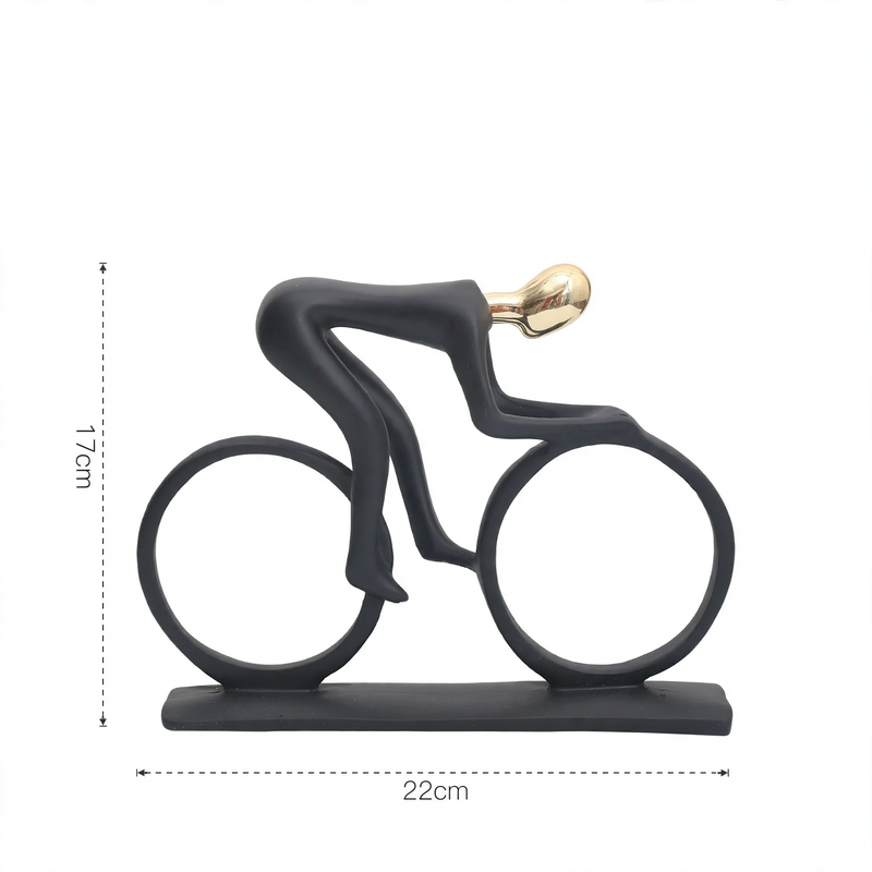Sportfigur aus Kunstharz, europäischer Stil