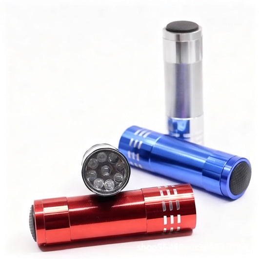 UV-Taschenlampe mit Aluminium-Gehäuse