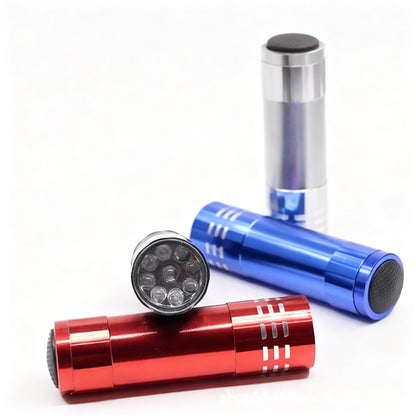 UV-Taschenlampe mit Aluminium-Gehäuse