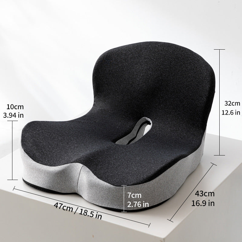 Sitzkissen mit Rückenlehne aus Memory-Schaum