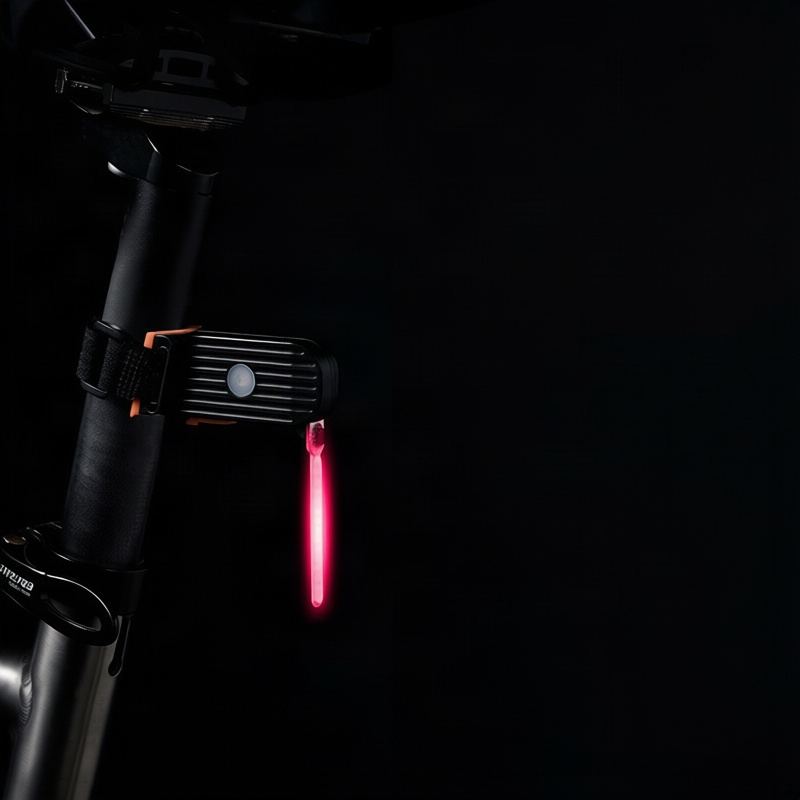 Fahrrad-Rücklicht mit Fließlicht-Effekt, USB-C