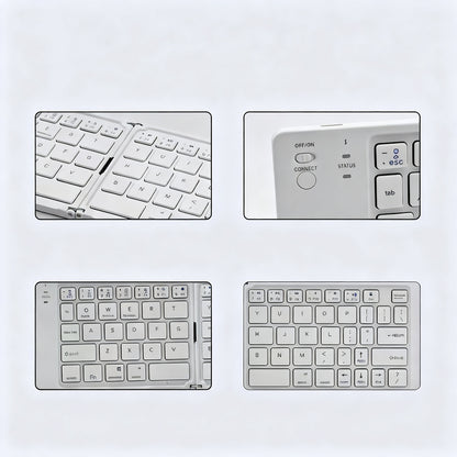 Bluetooth-Klappentastatur, tragbar und wasserfest