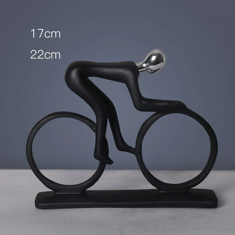 Sportfigur aus Kunstharz, europäischer Stil