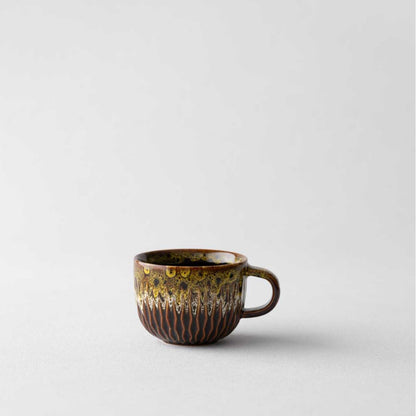 Keramik-Kaffeebecher mit Ofen-Glasur