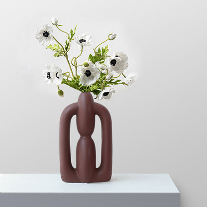 Keramik-Blumenvase, europäischer Stil