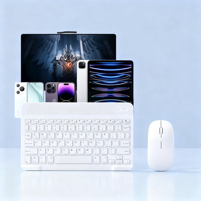 Bluetooth-Tastatur mit Maus für Tablets und Laptops