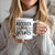 Keramik-Kaffeebecher mit Spruch, 301–400 ml