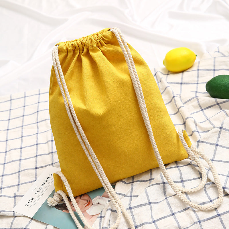 Leichter Rucksack aus Baumwollstoff