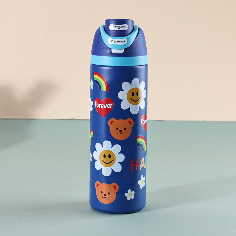 Edelstahl-Trinkflasche, 32 oz, isoliert