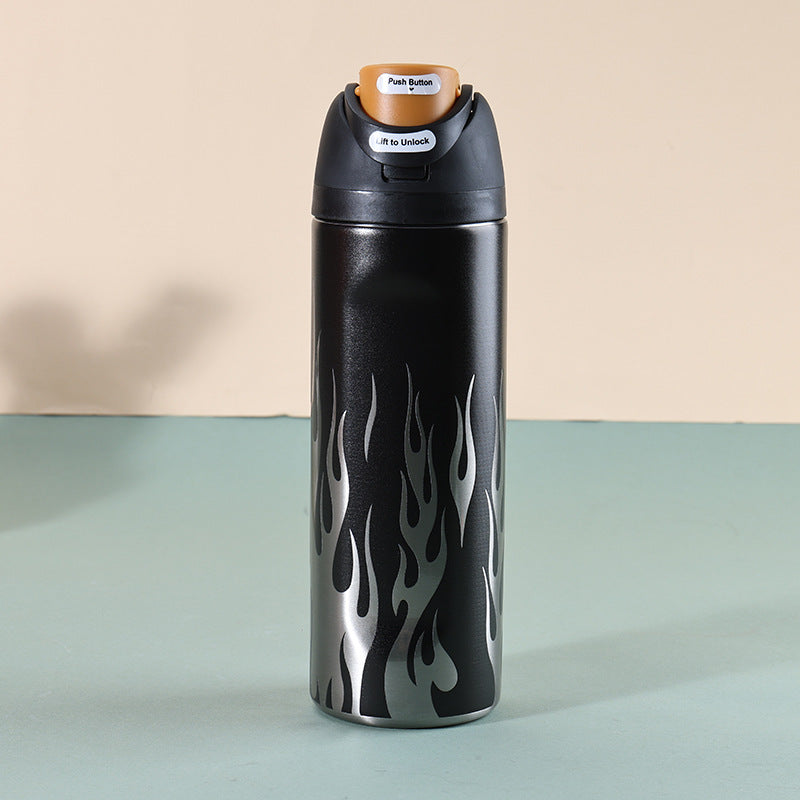 Edelstahl-Trinkflasche, 32 oz, isoliert