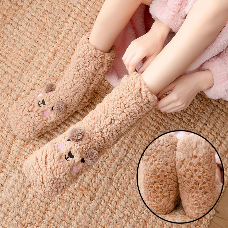 Warme, flauschige Bärensocken | Brehn