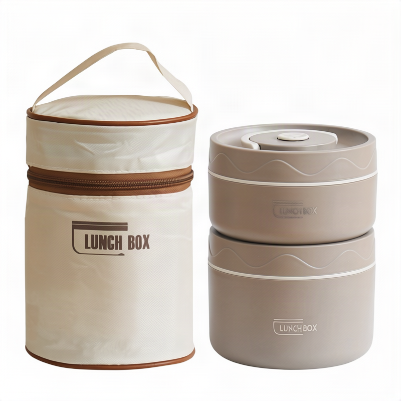 Isolierte Lunchbox aus 316er Edelstahl, rund